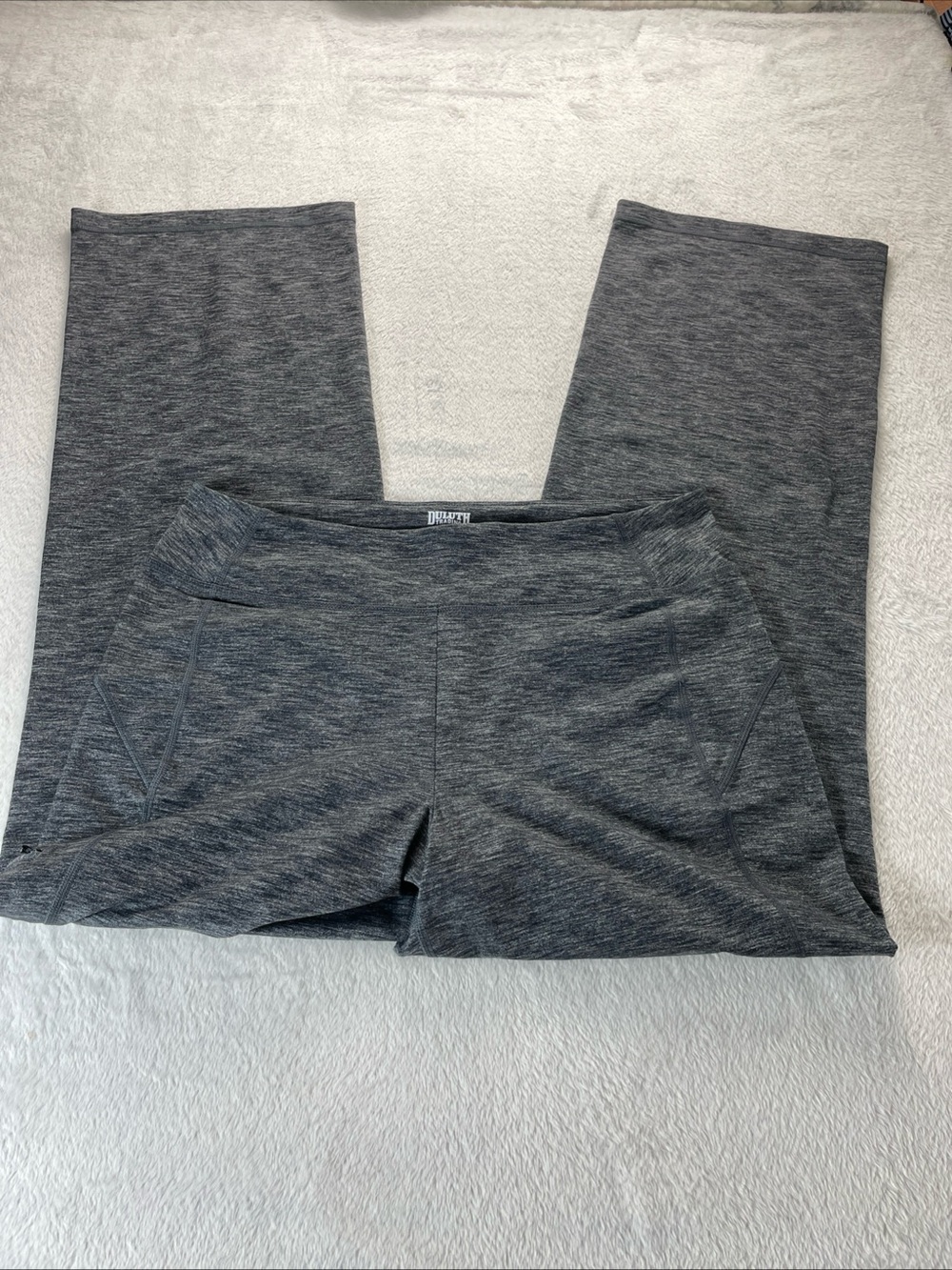 Duluth Trading Women's M X 31 Supplex Blend Heathered Gray Pull On Active Pants